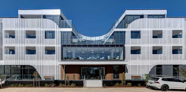 health club exterior of building